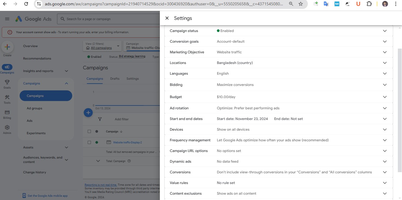 Google Ads Campaign 3